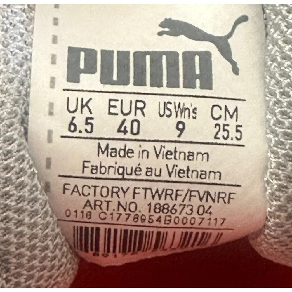 Puma Biofly Mesh Womens Golf Shoes Gray Orange Size 9 18867304 Waterproof
